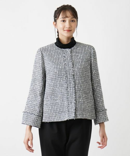 Leilian PLUS HOUSE / レリアンプラスハウス テーラードジャケット | ツイードジャケット【プラス企画】 | 詳細4