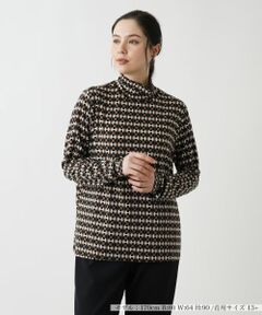 Leilian PLUS HOUSE / レリアンプラスハウス カットソー | 【店舗人気】ハイネックカットソー【プラス企画】