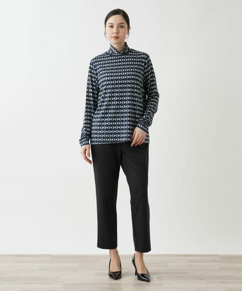 Leilian PLUS HOUSE / レリアンプラスハウス カットソー | 【店舗人気】ハイネックカットソー【プラス企画】 | 詳細1