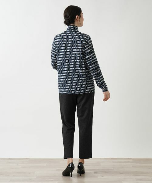 Leilian PLUS HOUSE / レリアンプラスハウス カットソー | 【店舗人気】ハイネックカットソー【プラス企画】 | 詳細3