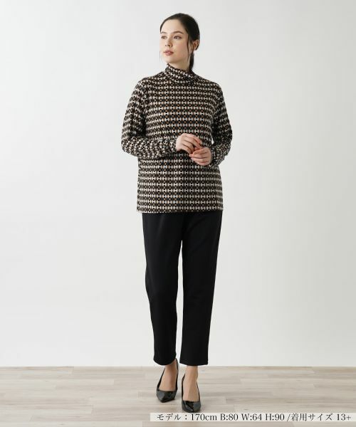 Leilian PLUS HOUSE / レリアンプラスハウス カットソー | 【店舗人気】ハイネックカットソー【プラス企画】 | 詳細4