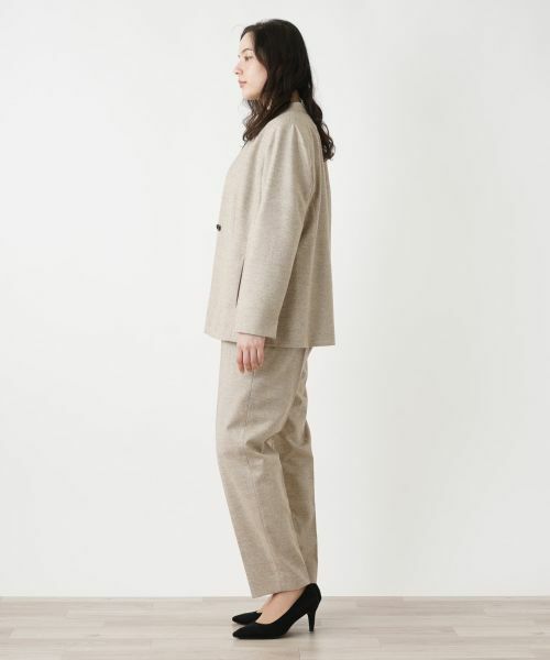 Leilian PLUS HOUSE / レリアンプラスハウス テーラードジャケット | ノーカラージャケット【プラス企画】 | 詳細16