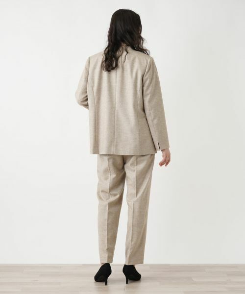 Leilian PLUS HOUSE / レリアンプラスハウス テーラードジャケット | ノーカラージャケット【プラス企画】 | 詳細17