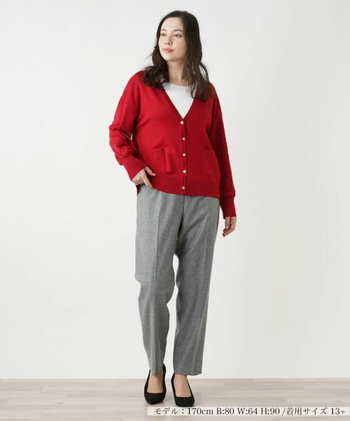 Leilian PLUS HOUSE / レリアンプラスハウス その他パンツ | センタープレスパンツ【プラス企画】 | 詳細4