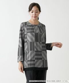 Leilian PLUS HOUSE / レリアンプラスハウス カットソー | チュニックカットソー【プラス企画】