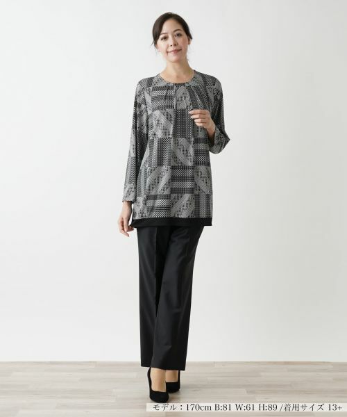 Leilian PLUS HOUSE / レリアンプラスハウス カットソー | チュニックカットソー【プラス企画】 | 詳細1