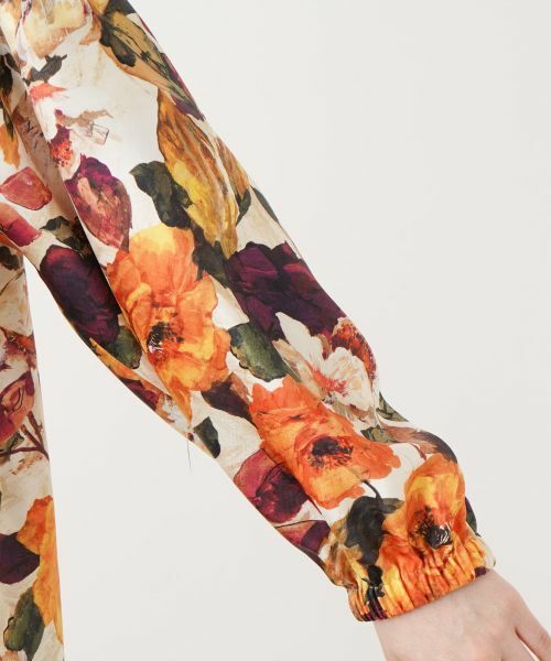 Leilian PLUS HOUSE / レリアンプラスハウス シャツ・ブラウス | プリントボウタイブラウス【ROCHAS Premiere】 | 詳細10