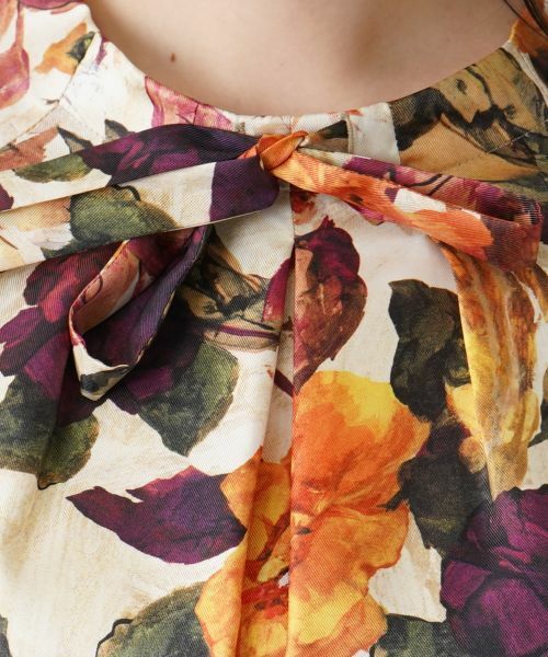 Leilian PLUS HOUSE / レリアンプラスハウス シャツ・ブラウス | プリントボウタイブラウス【ROCHAS Premiere】 | 詳細12