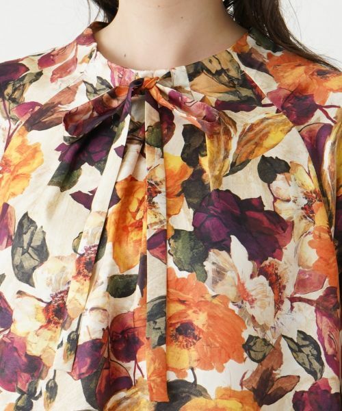 Leilian PLUS HOUSE / レリアンプラスハウス シャツ・ブラウス | プリントボウタイブラウス【ROCHAS Premiere】 | 詳細7