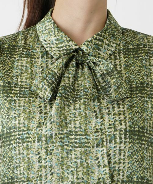 Leilian PLUS HOUSE / レリアンプラスハウス シャツ・ブラウス | チェックボウタイブラウス【ROCHAS Premiere】【ERICA】 | 詳細8