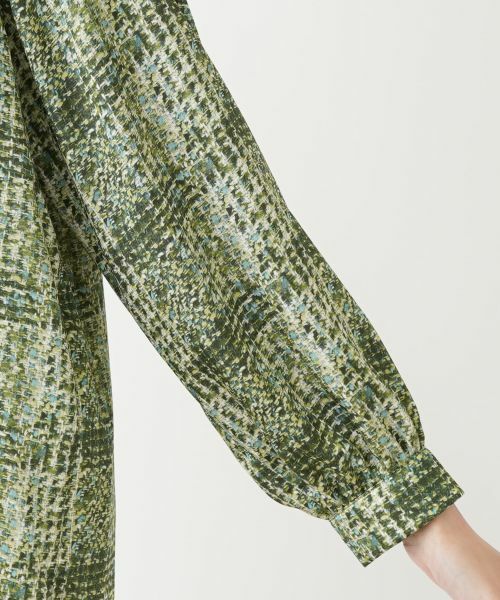 Leilian PLUS HOUSE / レリアンプラスハウス シャツ・ブラウス | チェッククルーネックブラウス【ROCHAS Premiere】【ERICA】 | 詳細10