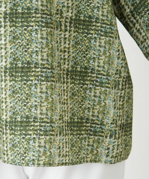 Leilian PLUS HOUSE / レリアンプラスハウス シャツ・ブラウス | チェッククルーネックブラウス【ROCHAS Premiere】【ERICA】 | 詳細11