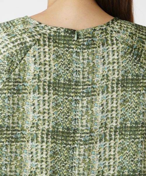 Leilian PLUS HOUSE / レリアンプラスハウス シャツ・ブラウス | チェッククルーネックブラウス【ROCHAS Premiere】【ERICA】 | 詳細8