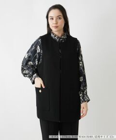 Leilian PLUS HOUSE / レリアンプラスハウス テーラードジャケット | 【ROCHAS Premiere】ベスト