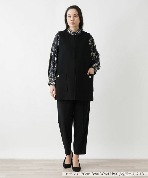 Leilian PLUS HOUSE / レリアンプラスハウス テーラードジャケット | 【ROCHAS Premiere】ベスト | 詳細1