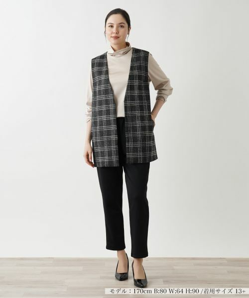 Leilian PLUS HOUSE / レリアンプラスハウス テーラードジャケット | ベスト【ROCHAS Premiere】 | 詳細1