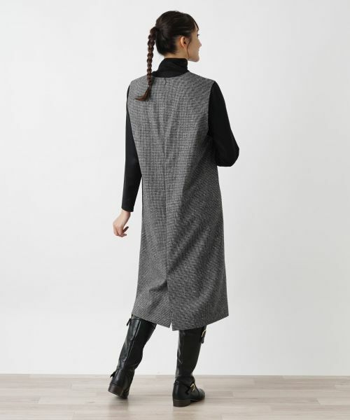 Leilian PLUS HOUSE / レリアンプラスハウス ロング・マキシ丈ワンピース | ジャンパースカート【ROCHAS Premiere】 | 詳細3