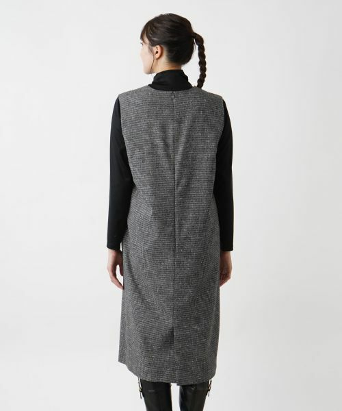 Leilian PLUS HOUSE / レリアンプラスハウス ロング・マキシ丈ワンピース | ジャンパースカート【ROCHAS Premiere】 | 詳細6