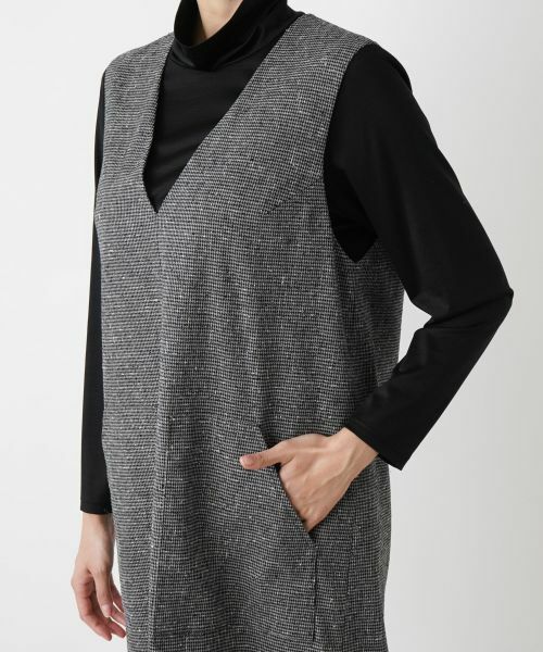 Leilian PLUS HOUSE / レリアンプラスハウス ロング・マキシ丈ワンピース | ジャンパースカート【ROCHAS Premiere】 | 詳細9