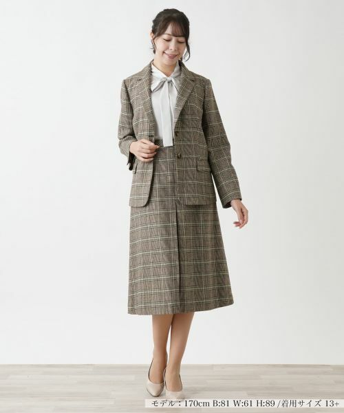 Leilian PLUS HOUSE / レリアンプラスハウス ミニ・ひざ丈スカート | スカート【ROCHAS Premiere】 | 詳細1