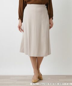 Leilian PLUS HOUSE / レリアンプラスハウス ミニ・ひざ丈スカート | フレアスカート【ROCHAS Premiere】