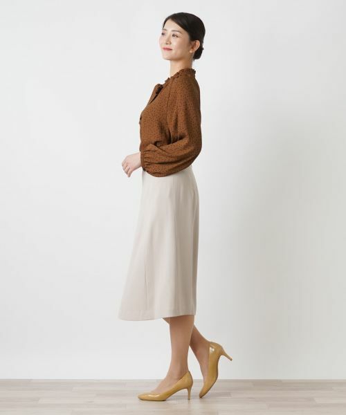 Leilian PLUS HOUSE / レリアンプラスハウス ミニ・ひざ丈スカート | フレアスカート【ROCHAS Premiere】 | 詳細2