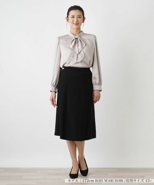 Leilian PLUS HOUSE / レリアンプラスハウス ミニ・ひざ丈スカート | フレアスカート【ROCHAS Premiere】 | 詳細4