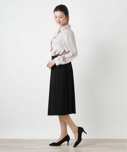 Leilian PLUS HOUSE / レリアンプラスハウス ミニ・ひざ丈スカート | フレアスカート【ROCHAS Premiere】 | 詳細5