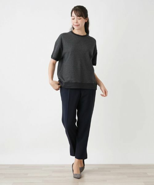 Leilian PLUS HOUSE / レリアンプラスハウス カットソー | クルーネックプルオーバー【プラス企画】 | 詳細1