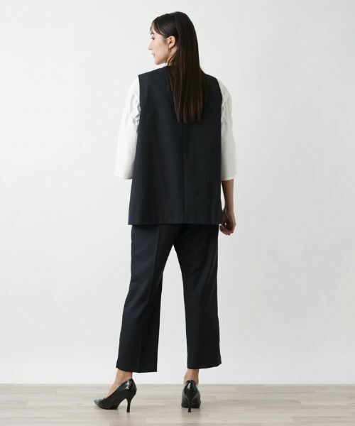 Leilian PLUS HOUSE / レリアンプラスハウス テーラードジャケット | Vネックベスト【BOURGE】 | 詳細3