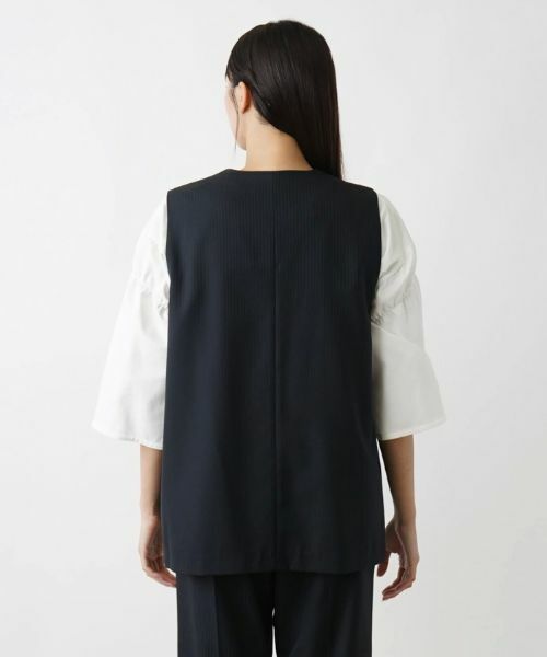 Leilian PLUS HOUSE / レリアンプラスハウス テーラードジャケット | Vネックベスト【BOURGE】 | 詳細6