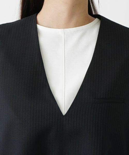 Leilian PLUS HOUSE / レリアンプラスハウス テーラードジャケット | Vネックベスト【BOURGE】 | 詳細7