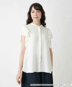 Leilian PLUS HOUSE / レリアンプラスハウス シャツ・ブラウス | バンドカラーブラウス
