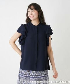 Leilian PLUS HOUSE / レリアンプラスハウス シャツ・ブラウス | バンドカラーブラウス