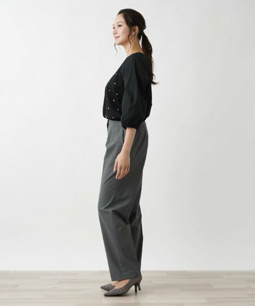 Leilian PLUS HOUSE / レリアンプラスハウス その他パンツ | センタープレスパンツ | 詳細10