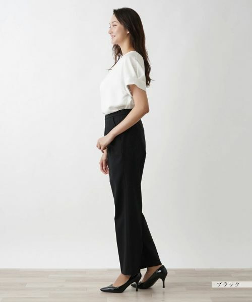 Leilian PLUS HOUSE / レリアンプラスハウス その他パンツ | センタープレスパンツ | 詳細2