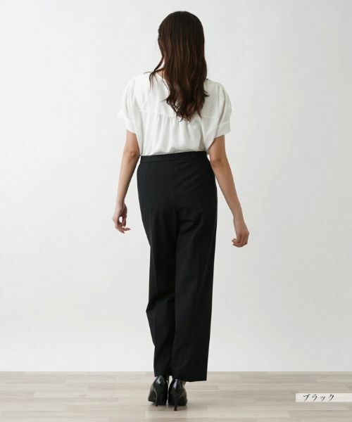 Leilian PLUS HOUSE / レリアンプラスハウス その他パンツ | センタープレスパンツ | 詳細3