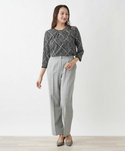 Leilian PLUS HOUSE / レリアンプラスハウス その他パンツ | センタープレスパンツ | 詳細5