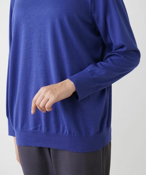 Leilian PLUS HOUSE / レリアンプラスハウス ニット・セーター | シルク混ハイネックセーター | 詳細12