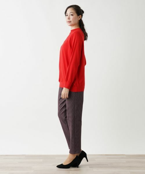 Leilian PLUS HOUSE / レリアンプラスハウス ニット・セーター | シルク混ハイネックセーター | 詳細16