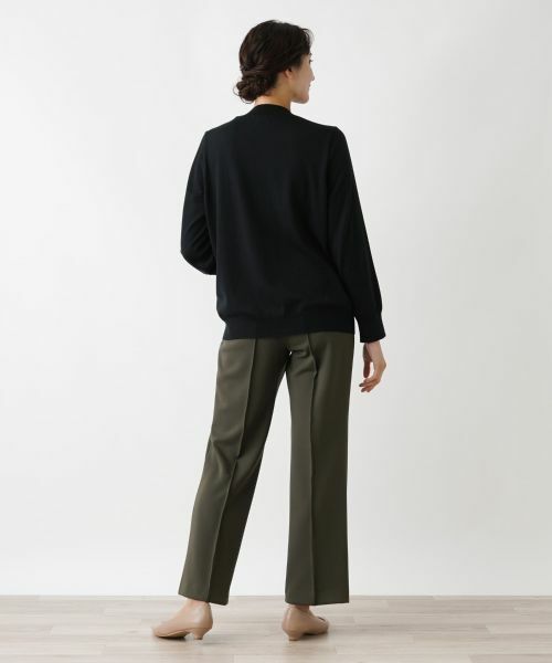 Leilian PLUS HOUSE / レリアンプラスハウス ニット・セーター | シルク混ハイネックセーター | 詳細3