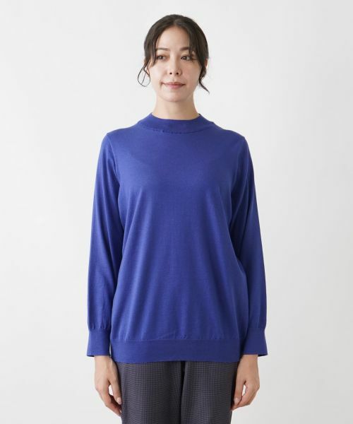 Leilian PLUS HOUSE / レリアンプラスハウス ニット・セーター | シルク混ハイネックセーター | 詳細7