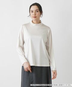 Leilian PLUS HOUSE / レリアンプラスハウス カットソー | シルクハイネックカットソー