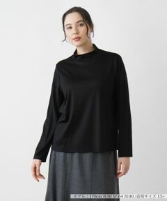 Leilian PLUS HOUSE / レリアンプラスハウス カットソー | シルクハイネックカットソー