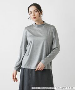 Leilian PLUS HOUSE / レリアンプラスハウス カットソー | シルクハイネックカットソー