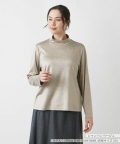 Leilian PLUS HOUSE / レリアンプラスハウス カットソー | シルクハイネックカットソー