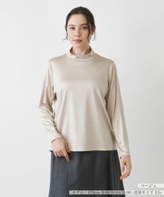 Leilian PLUS HOUSE / レリアンプラスハウス カットソー | シルクハイネックカットソー