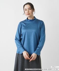 Leilian PLUS HOUSE / レリアンプラスハウス カットソー | シルクハイネックカットソー