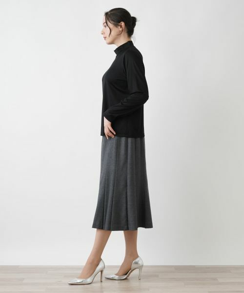 Leilian PLUS HOUSE / レリアンプラスハウス カットソー | シルクハイネックカットソー | 詳細5