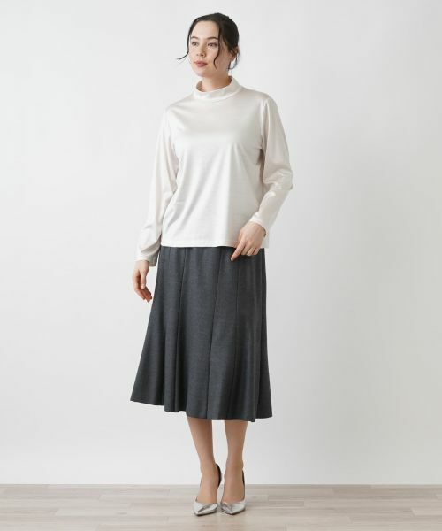 Leilian PLUS HOUSE / レリアンプラスハウス カットソー | シルクハイネックカットソー | 詳細7